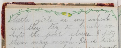 July 30, 1863 diary entry by Lizzie Jeffers