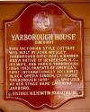 Plaque affixed to Yarborough House