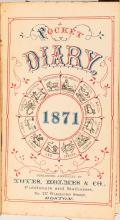 Cover of Julia Dodge's diary