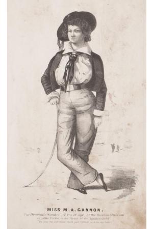 Miss M. A. Gannon. Lithograph